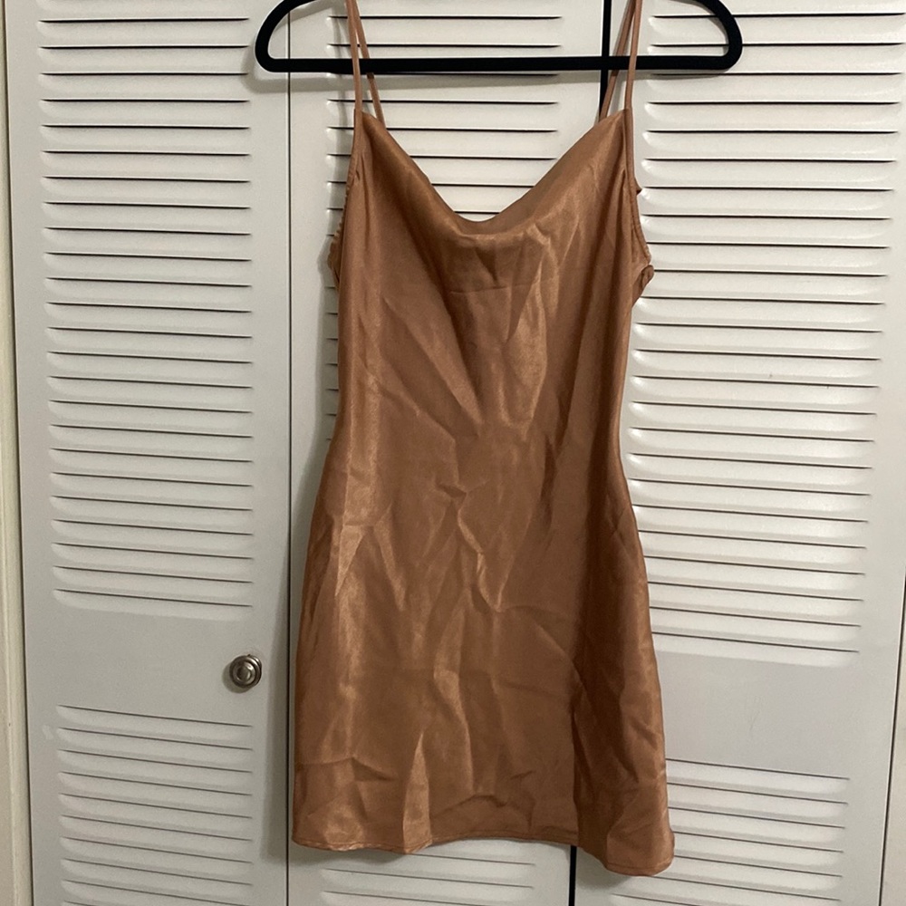 Forever21 slip dress with zipper